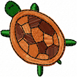 Turtle Embroidery Design 4 Turtle Embroidery Design 4